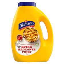 Diamant frituurvet of -olie